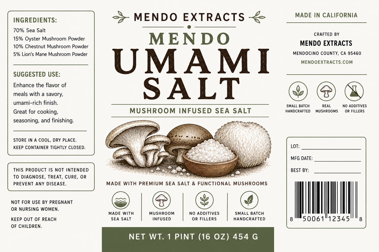 Mendo Umami Salts - 1PINT